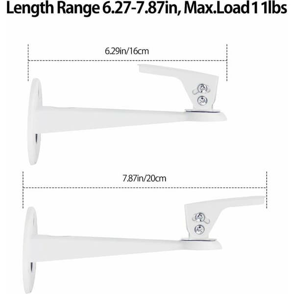 Väggfäste för Miniprojektor, 16-20 cm 360° Rotation, 60° Tilt, för