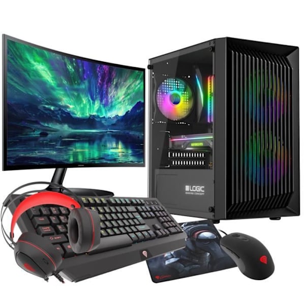 Speldator VIST Ryzen 5 5600G - 16 GB RAM - RX VEGA - 1 TB M.2 SSD - LCD 24 - Windows 11 Pro