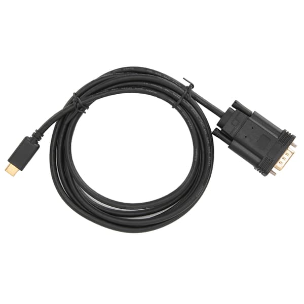 USB Typ C till VGA-kabel Fungerar För Flera Skärmar Pålitlig Design Stöder 1080P Upplösning Plug And Play Hane Adapter För Laptop Windows Mac