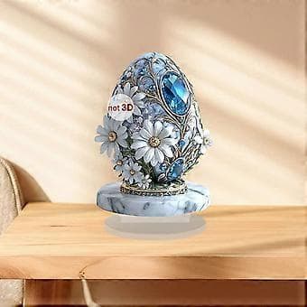 Påske Søte Egg Kanin 2D Flat Hjem Skrivebord Festlig Dekor