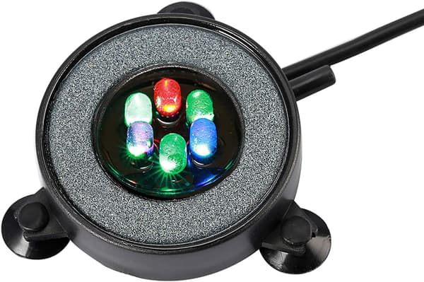 Sänkbar Akvarium Bubbellampa, Automatisk Färgskiftande Luftbubbla
