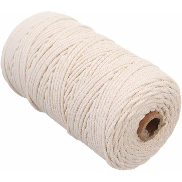 Naturlig bomull för handgjorda väggbonader, DIY, hantverk,