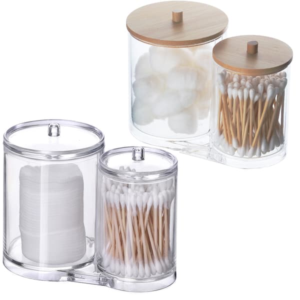 1 stk Bomullsdott Holder, Bomullsdott Dispenser, Bomullsdottboks