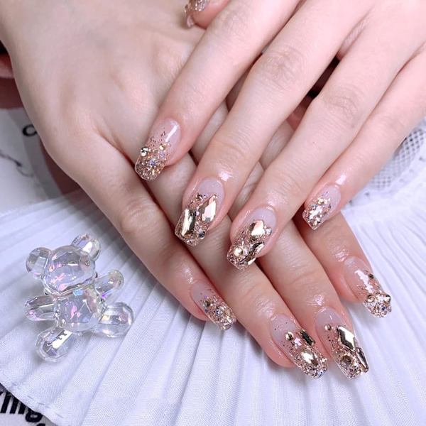 Nagelkonststenar Set 2500 st, 3D Mix Nagelkonststenar Crys