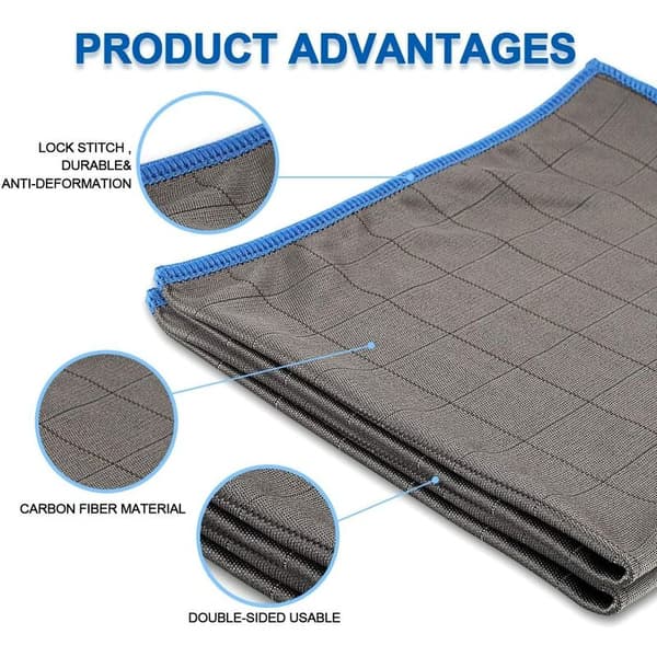 2 × Bil Mikrofiberkluter, 40x50cm Absorberende og Myk Mikrofiber Dr