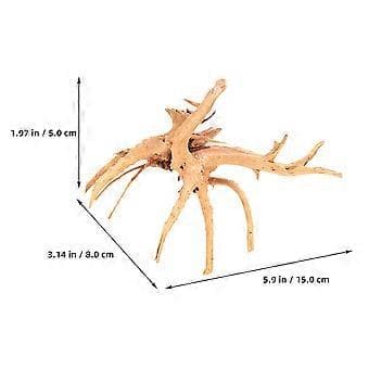 2 stk. Akvarium Død Træ Akvarium Landskab Dødtræs Ornament Akvarium Dekor