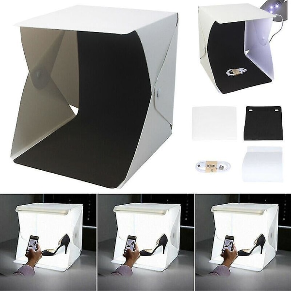 Mini Box Fotografi Bakgrund Foton Studio Produkt Utrustning