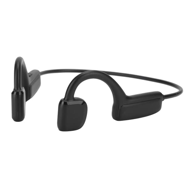 Trådløse hovedtelefoner Bone Conduction Earphone Udendørs sportshovedsæt med mikrofon til Bluetooth 5.3 Sort