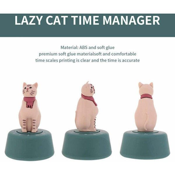 Kattkökstimer 60 Minuter Matlagning Nedräkning Mekanisk Timer Ca