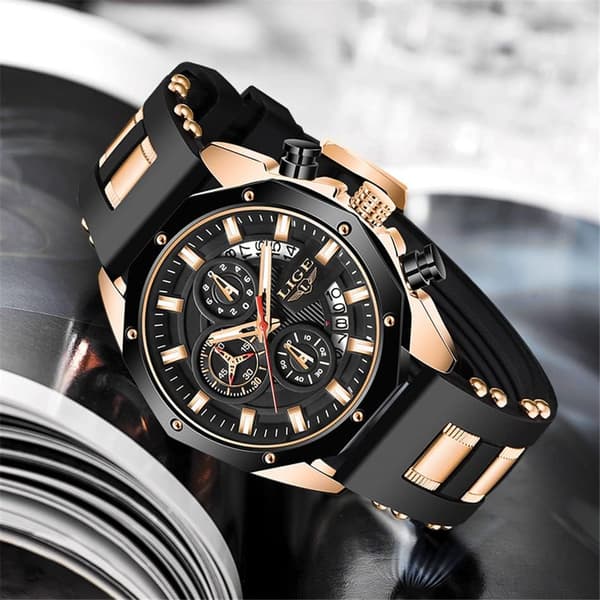 Herre-ur Mode Chronograf Rustfrit Stål Vandafvisende Analog