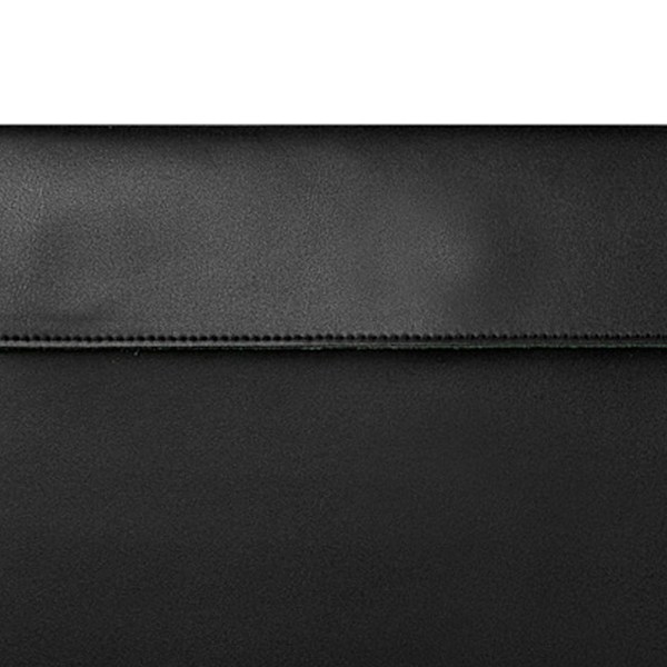 För OS X Laptopväska Kuvertstil PU Läder Exakt Storlek Multifunktionell Laptopfodral för 13 Tum Enheter Svart PU Läder Horisontell Stil