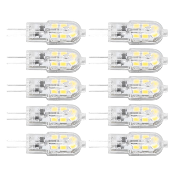 10 st G4 LED-lampa Ljusstyrka Dimbar Hög Färgåtergivning