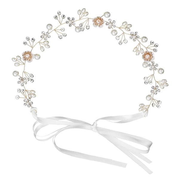 Brude pannebånd bryllup hårranke rhinestone tilbehør