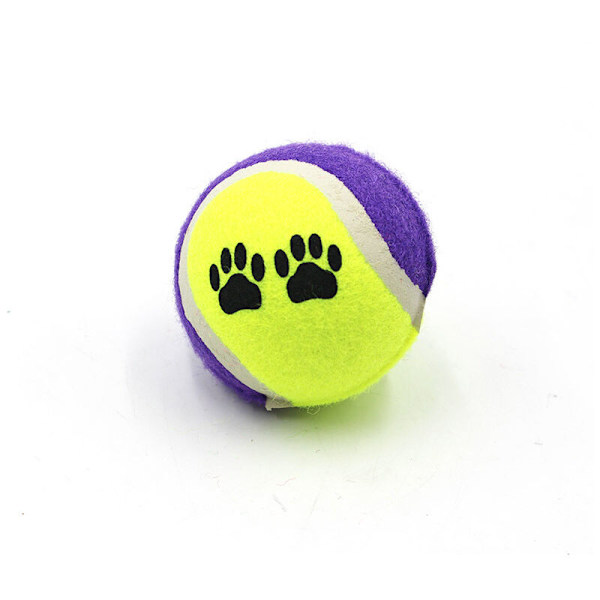 Mini Gummi Kat Tennisbolde, Tilfældig Farve (3 stk)