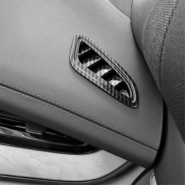 Bilens side dashbord øvre luftventil deksel trim dekorasjon karbonfiberfarge for Seal / ATTO 4