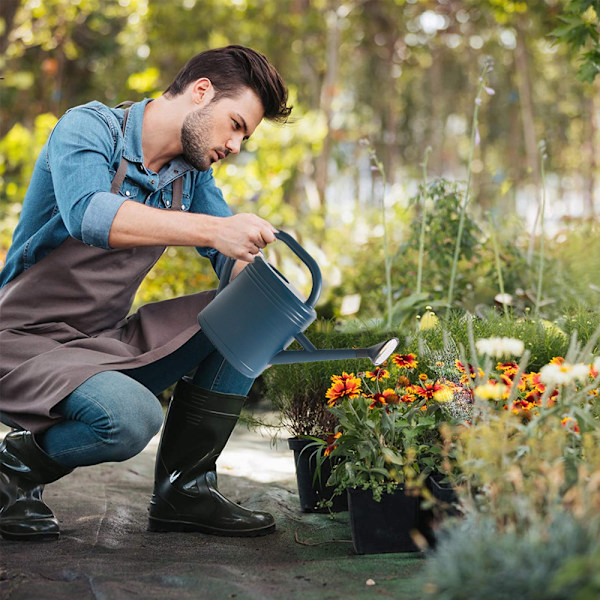 Plastbevattningsblommor, grönsaksbevattningskanna, inomhus och