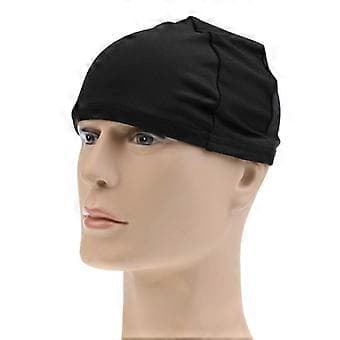 Svedhue Justerbar Cykelhue Skull Cap Hjelm Liner (Sort)
