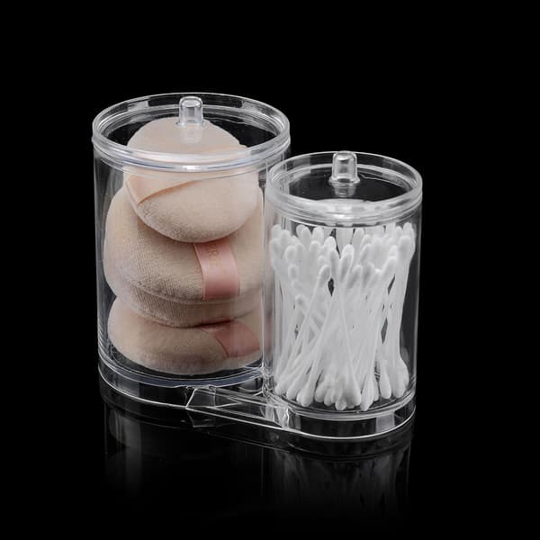 1 stk Bomullsdott Holder, Bomullsdott Dispenser, Bomullsdottboks
