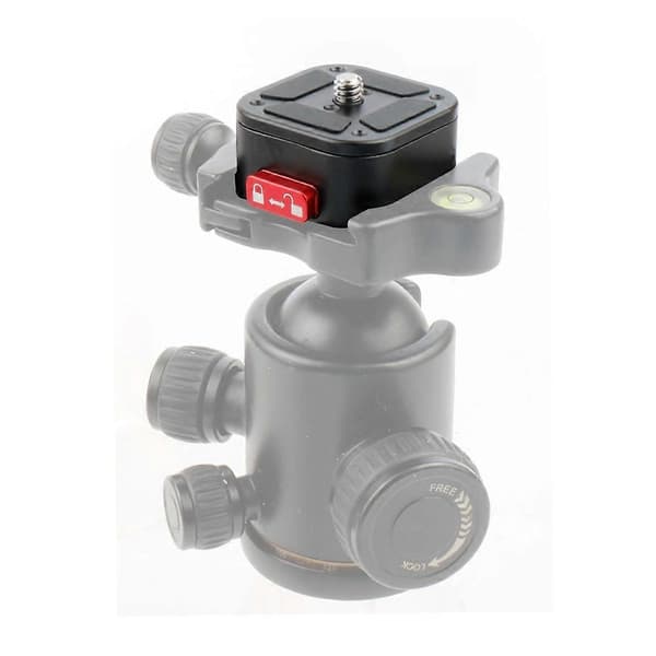 Hurtigutløserplate Klemmeplate med 1/4 skrue for kameramonitor, fylllys, stabilisator, stativadapter