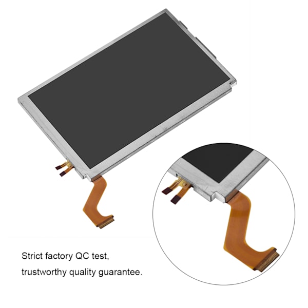 OEM Ersättning Övre LCD-skärm för Nintendo 3DS XL LL Premiumkvalitet Glas Effektiv DIY-reparation Hög Klarhet Visuellt Fabrikstestad