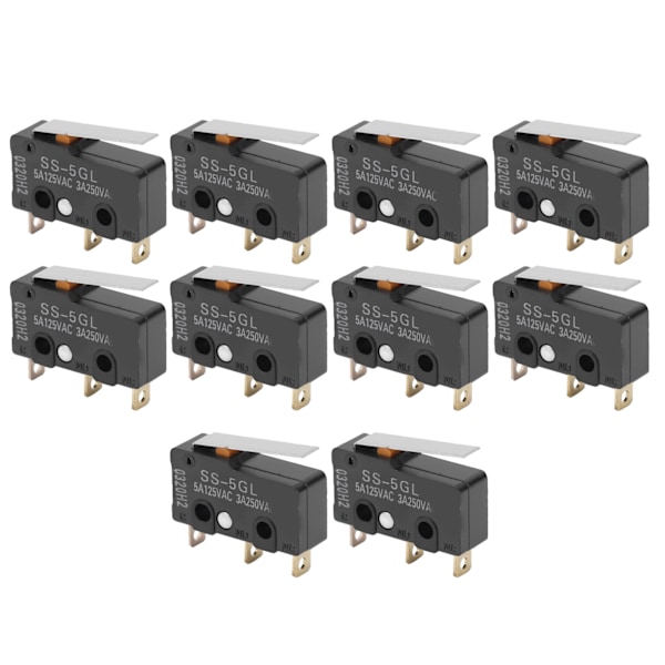 10 st Gränslägesbrytare 3D-skrivartillbehör för ENDSTOP RAMPS 1.4 SS‑5GL Mini-brytare