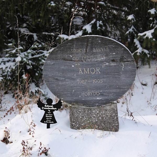 Kyrkogård Kyrkogårdsskylt Utomhusminnesmärke Ängelplakett Gravsten Vattentät trädgård Dekorera kyrkogård utomhusgård Style 3