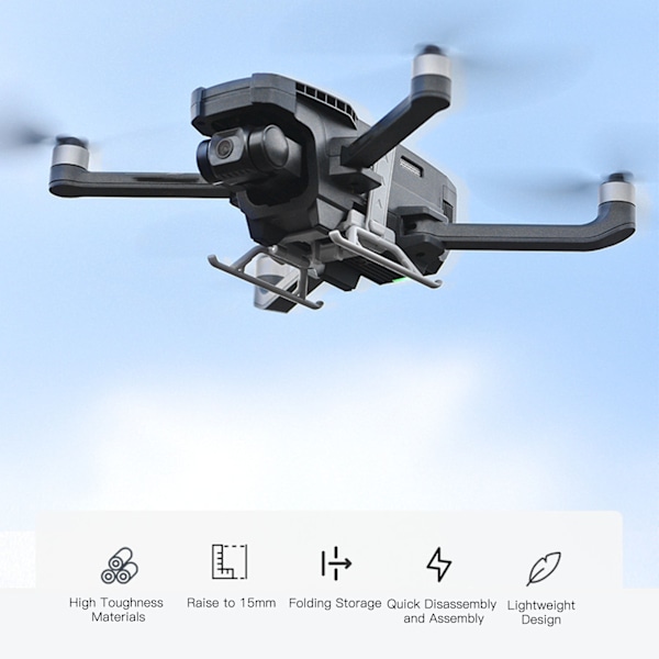 Landningsställ För Drönare Förlängningsben Vikbart Höjdökare Perfekt Passform Lättvikt Stabil Struktur För DJI Mini Serien Tillbehör