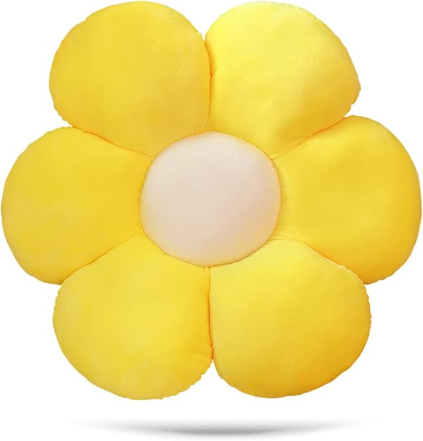 Sofa, gulv eller soveromspute - 50 cm - Gul