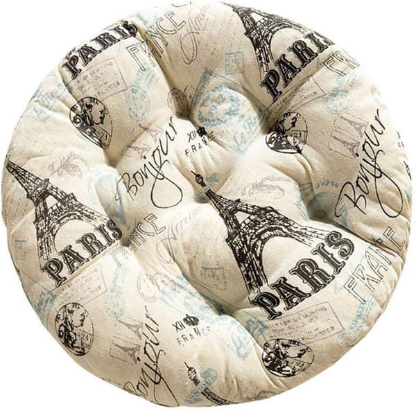 Tatami rund stolehynde blød pude til stol sofa seng hjem G