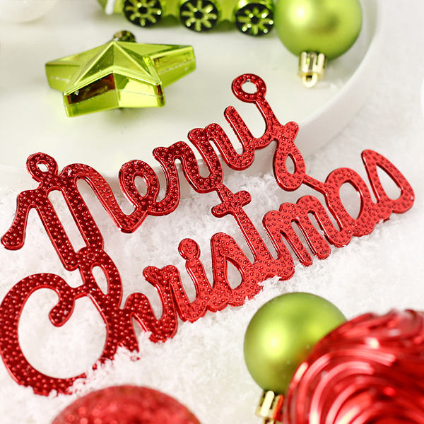 65PCS Christmas Balls Ornaments, Painted Shatterproof Festive