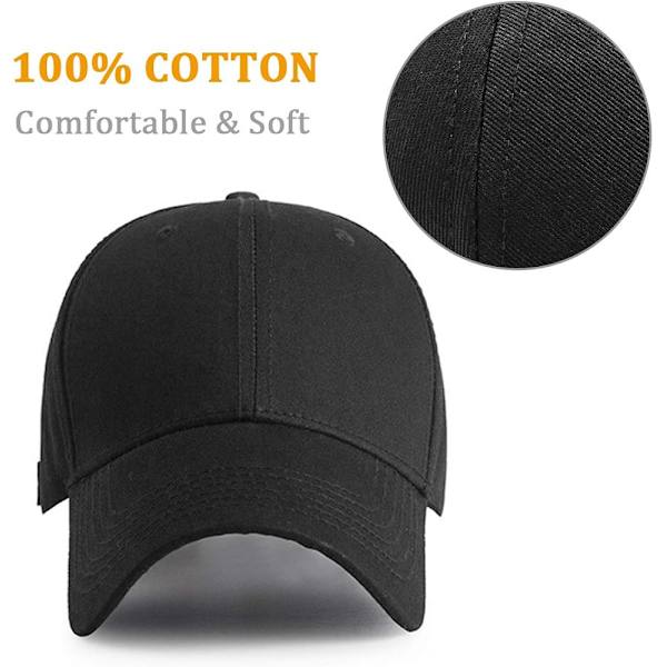 Justerbar Baseballcaps Golfhatt Motorsykkel Trucker Cap Strapback
