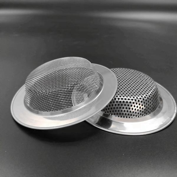 2 stk. Pakke Anti-Tilstopning Rustfrit Stål Filter, Undgå Køkken