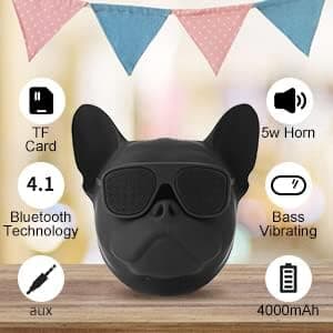 Kreativ Hundeformet Højttaler, Bærbar Hundeform Stereo Lyd Musi