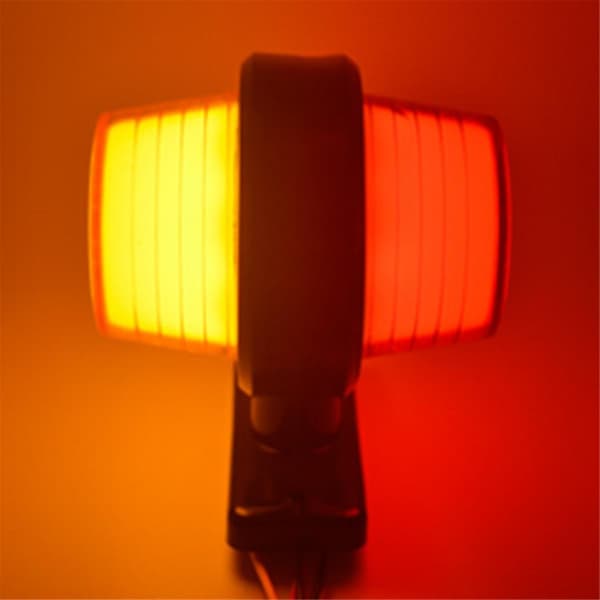 2 stk. LED sidemarkeringslys 12V 24V dobbelt ansigt indikator blinklys bagstop advarselslampe til bil lastbil, B
