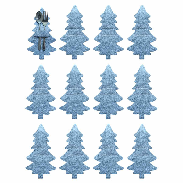 12 st julbestickspåsar, julgransbestickspåse,