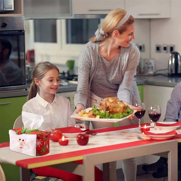 Jule Stil Kleenexboks Deksel Holder Hjem Julepynt julegave red