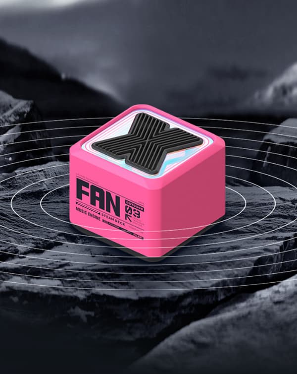 Mini Bluetooth-högtalare: Bärbar trådlös utomhushögtalare (rosa)