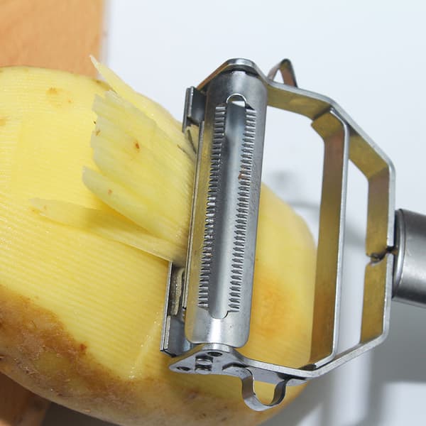 Rostfritt Stål Potatis Morots Rivjärn Julienne Skalare Kökstillbehör