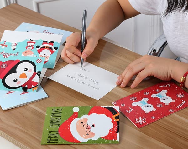 God Jul Kortset 48-pack Jul Snögubbe Kort