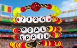 2026 USA-Kanada-Mexiko VM Spanien Armbandsset