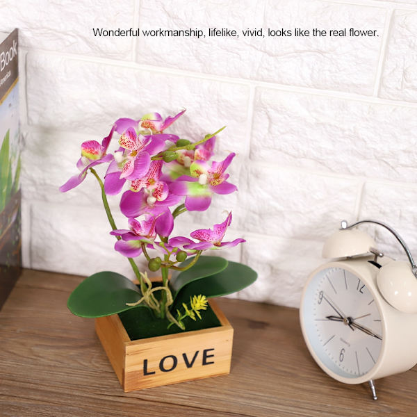 Konstgjord träkruka Bonsai konstgjord blomma växt hem kontor