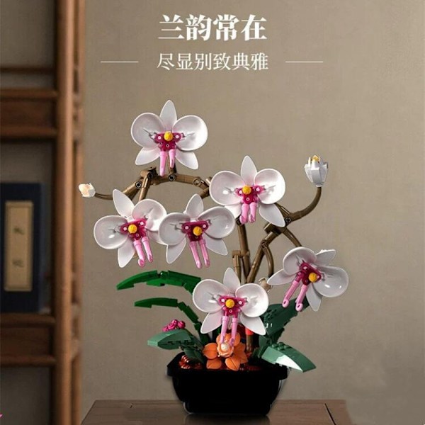 Phalaenopsis konstgjord växt i kruka