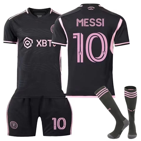 2324 Miami tröja hemma/borta Messi vuxen fotbollströja för barn nr.10 Only 1 pair of socks One size fits all Only 1 pair of socks One size fits all
