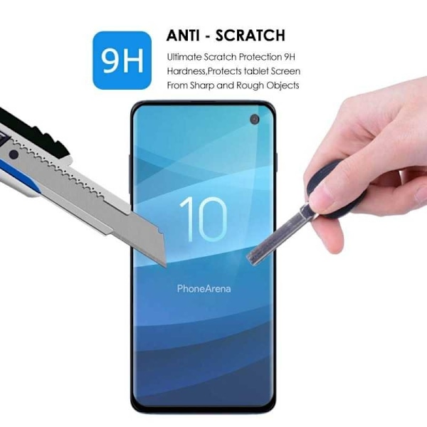Samsung S10 Härdat Glas 0.26mm 3D 9H Fullframe (SM-G973F) Transparent