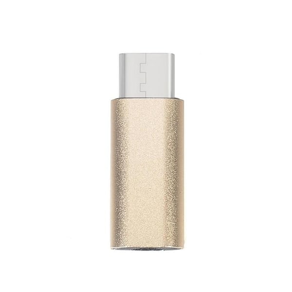 Typ-C till 3,5 mm AUX-jack hörlurar USB-C hörlursadapter Ljud gold B gold B
