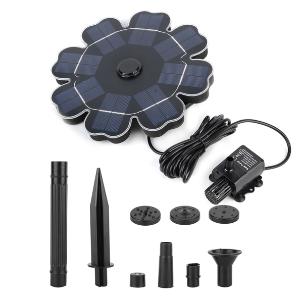 Utomhus solcells driven hängande damm nedsänkbar vattenpump