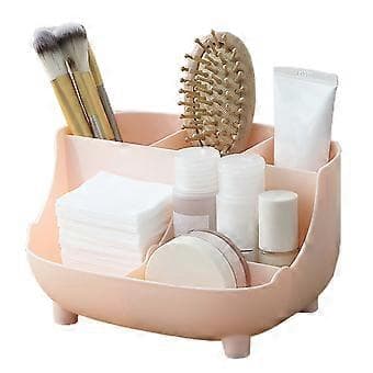 Makeup Organizer med Multi-Grid Rum til Skrivebordsopbevaring