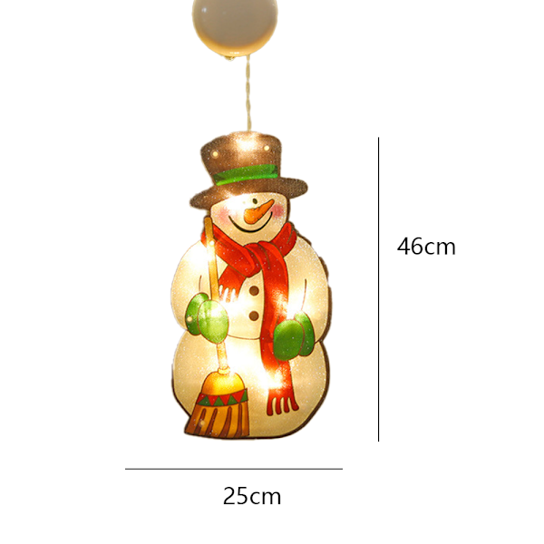 Christmas Window Decor Lights, Sucker Window Hanging Light