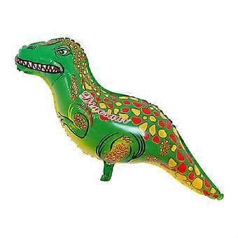 2 STK Dinosaur Model Aluminiumfolie Ballon