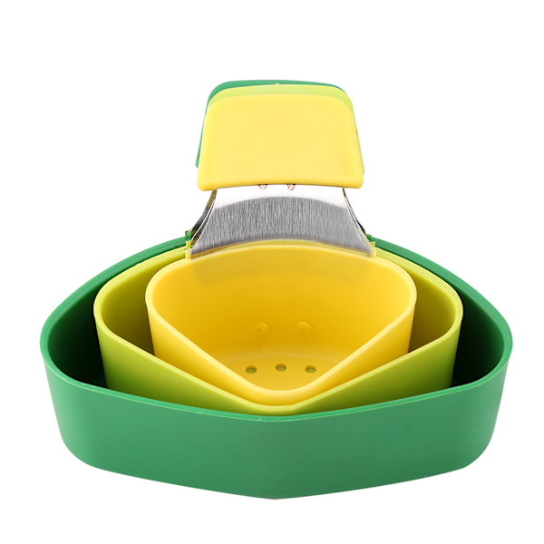 3-pack silikonångande kokande matlagningskorgar kit hängande